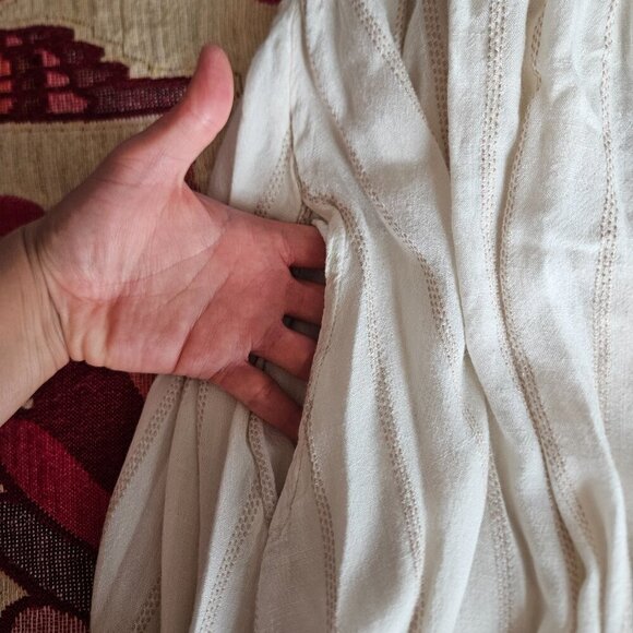 Free People Chambray Butterflies Midi Dress Size XS - Picture 8 of 15